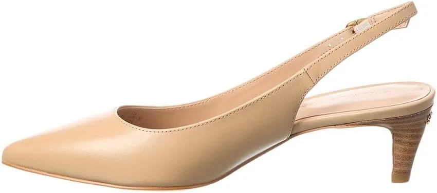 Stuart Weitzman Mara 50 Leather Slingback Pump