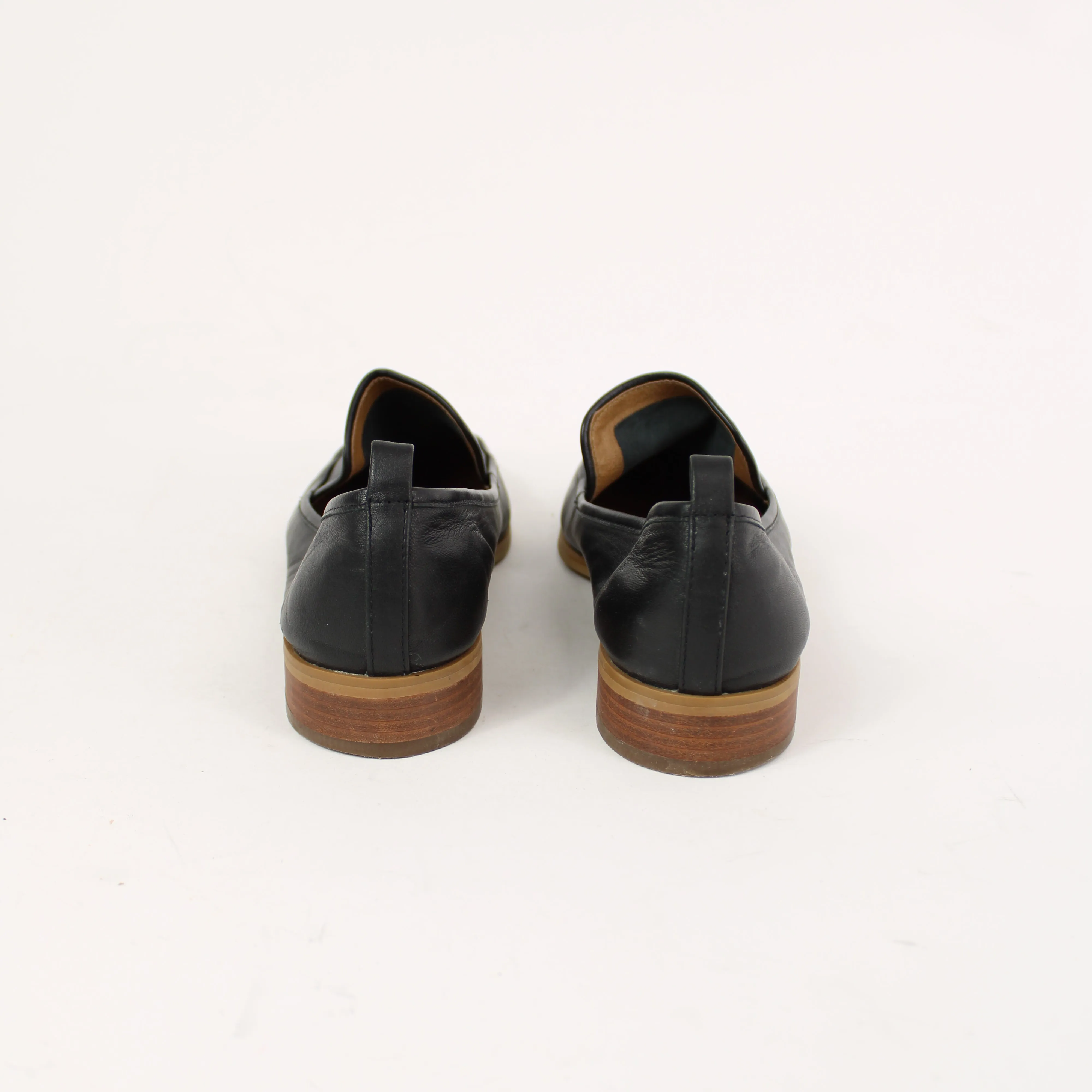 Susina Black Loafer Flats