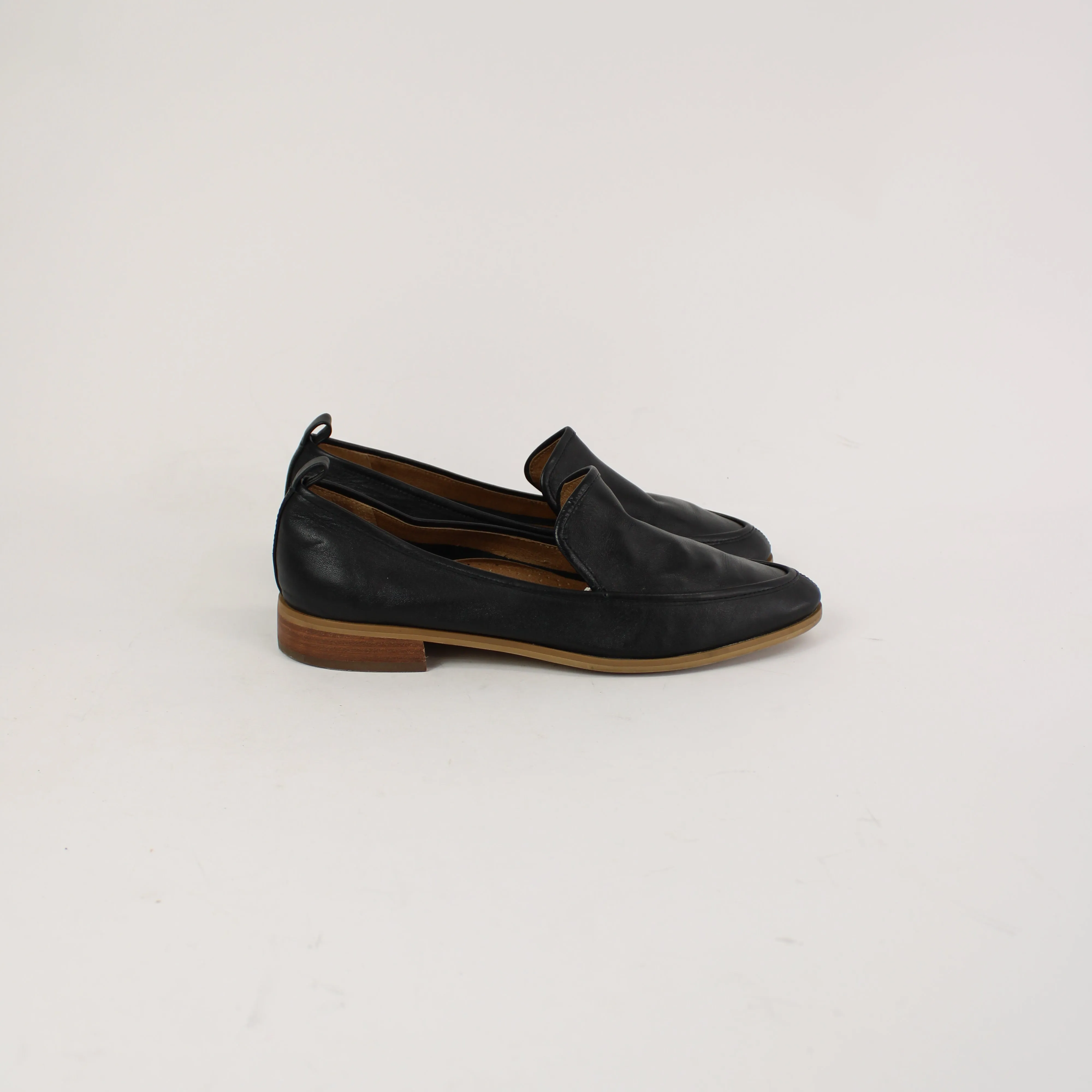 Susina Black Loafer Flats