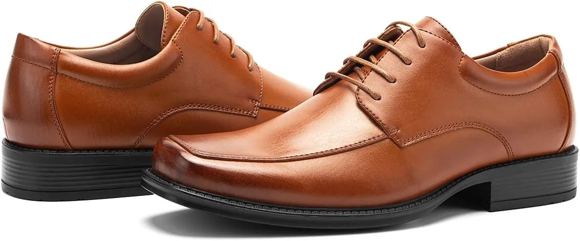 Temeshu Men's Oxford Classic Dress Shoes Casual Business Formal Lace up Shoes Lightweight DS11