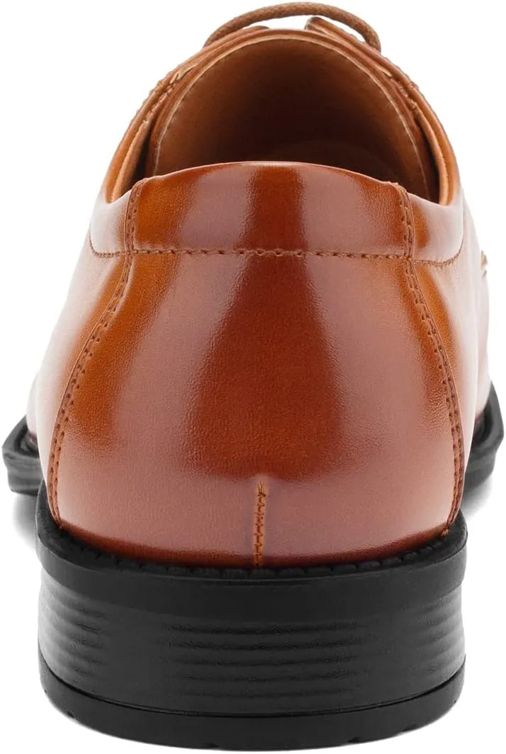 Temeshu Men's Oxford Classic Dress Shoes Casual Business Formal Lace up Shoes Lightweight DS11