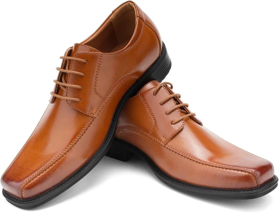 Temeshu Men's Oxford Classic Dress Shoes Casual Business Formal Lace up Shoes Lightweight DS11