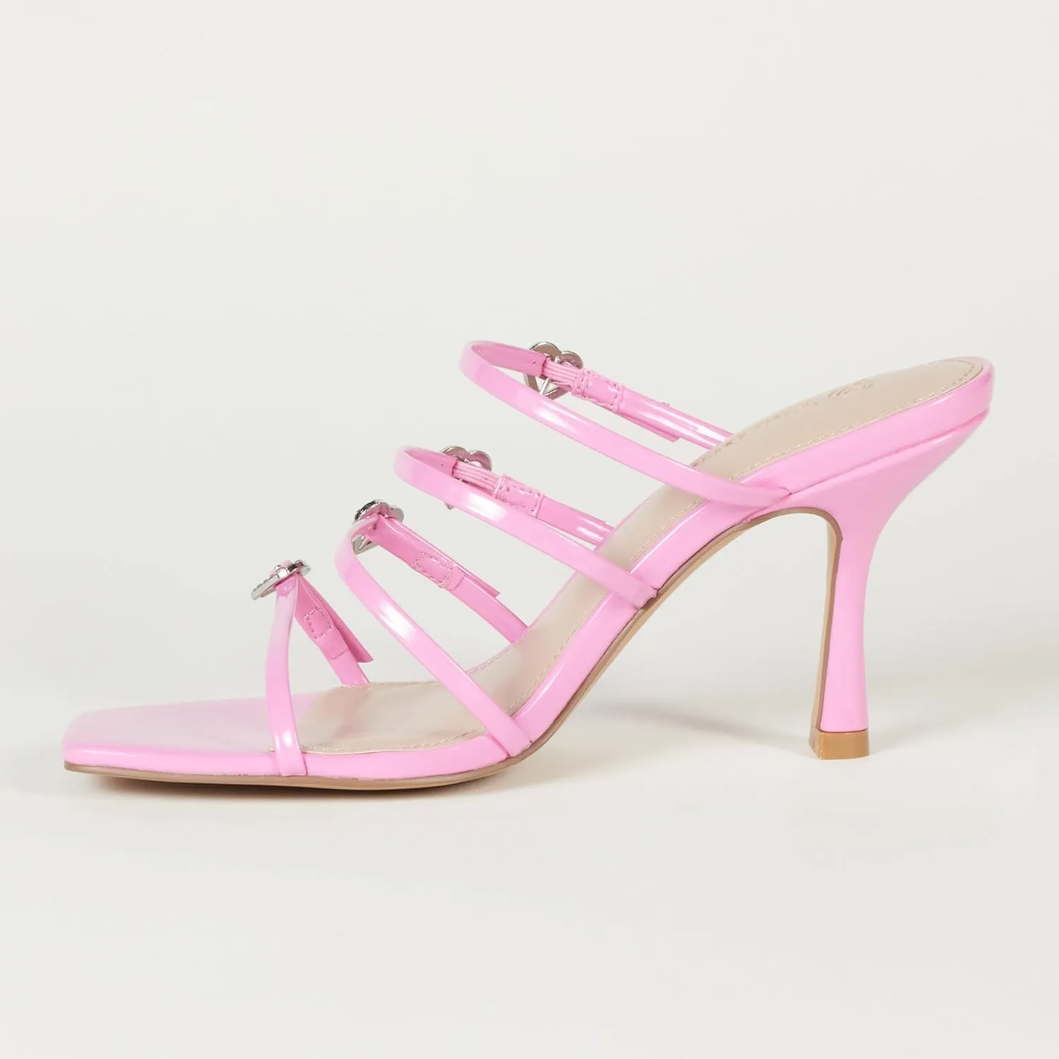 The Drop Women's Naomi Strappy Buckle Heeled Sandal