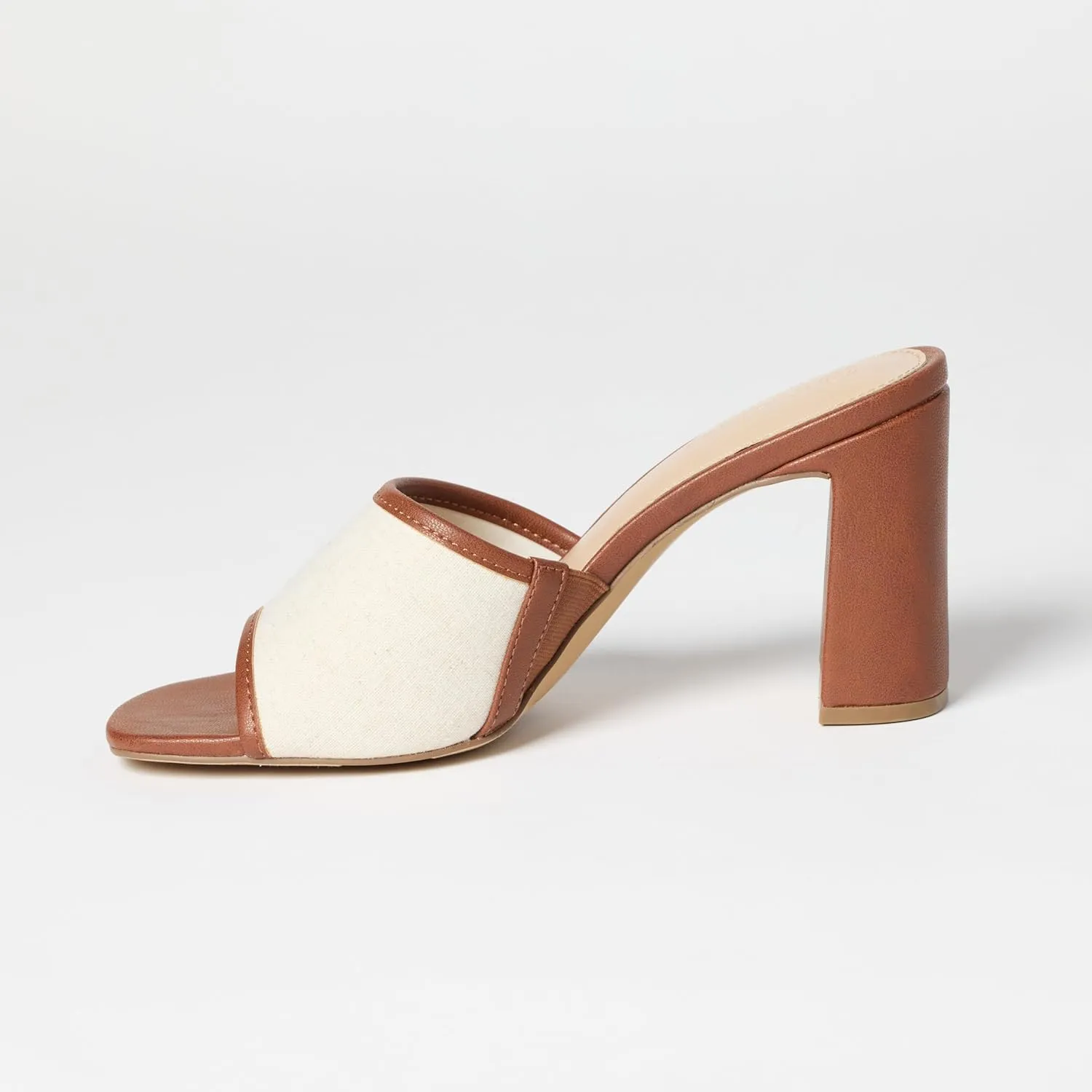 The Drop Women's Pattie Block Heeled Mule Sandal