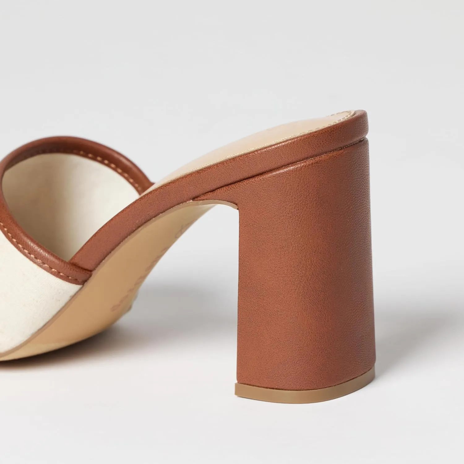 The Drop Women's Pattie Block Heeled Mule Sandal