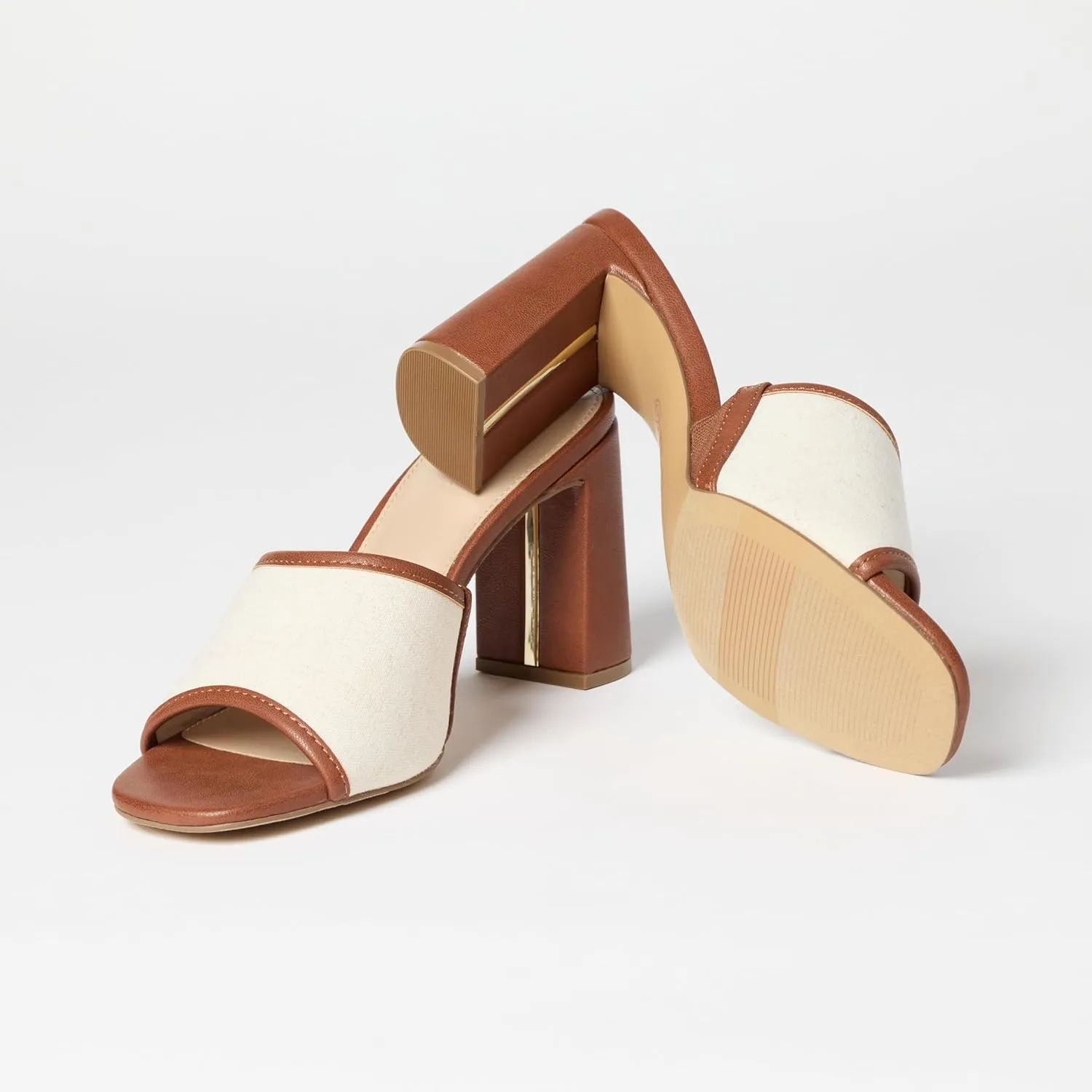 The Drop Women's Pattie Block Heeled Mule Sandal