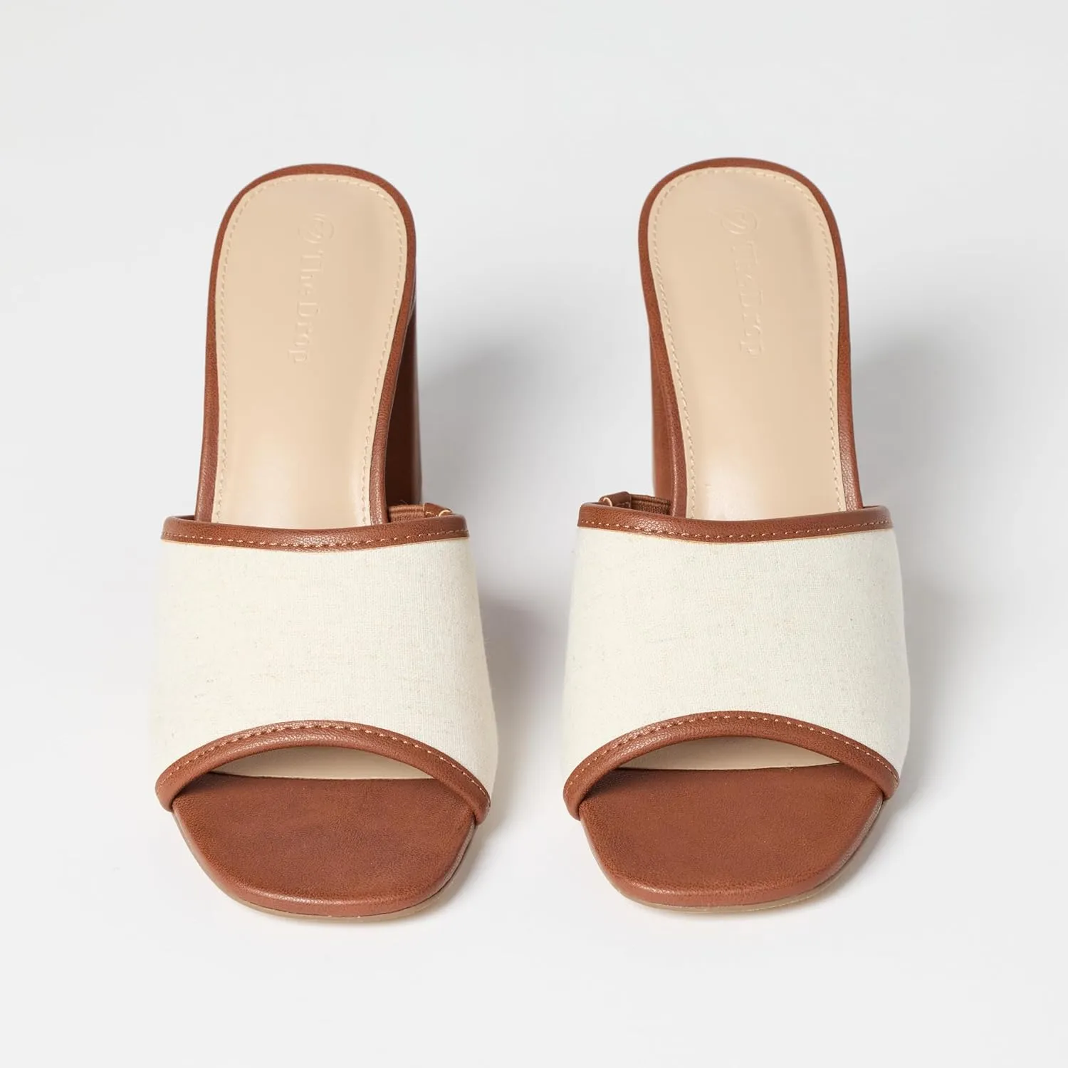 The Drop Women's Pattie Block Heeled Mule Sandal