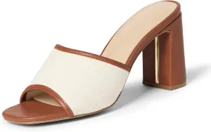 The Drop Women's Pattie Block Heeled Mule Sandal