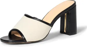 The Drop Women's Pattie Block Heeled Mule Sandal
