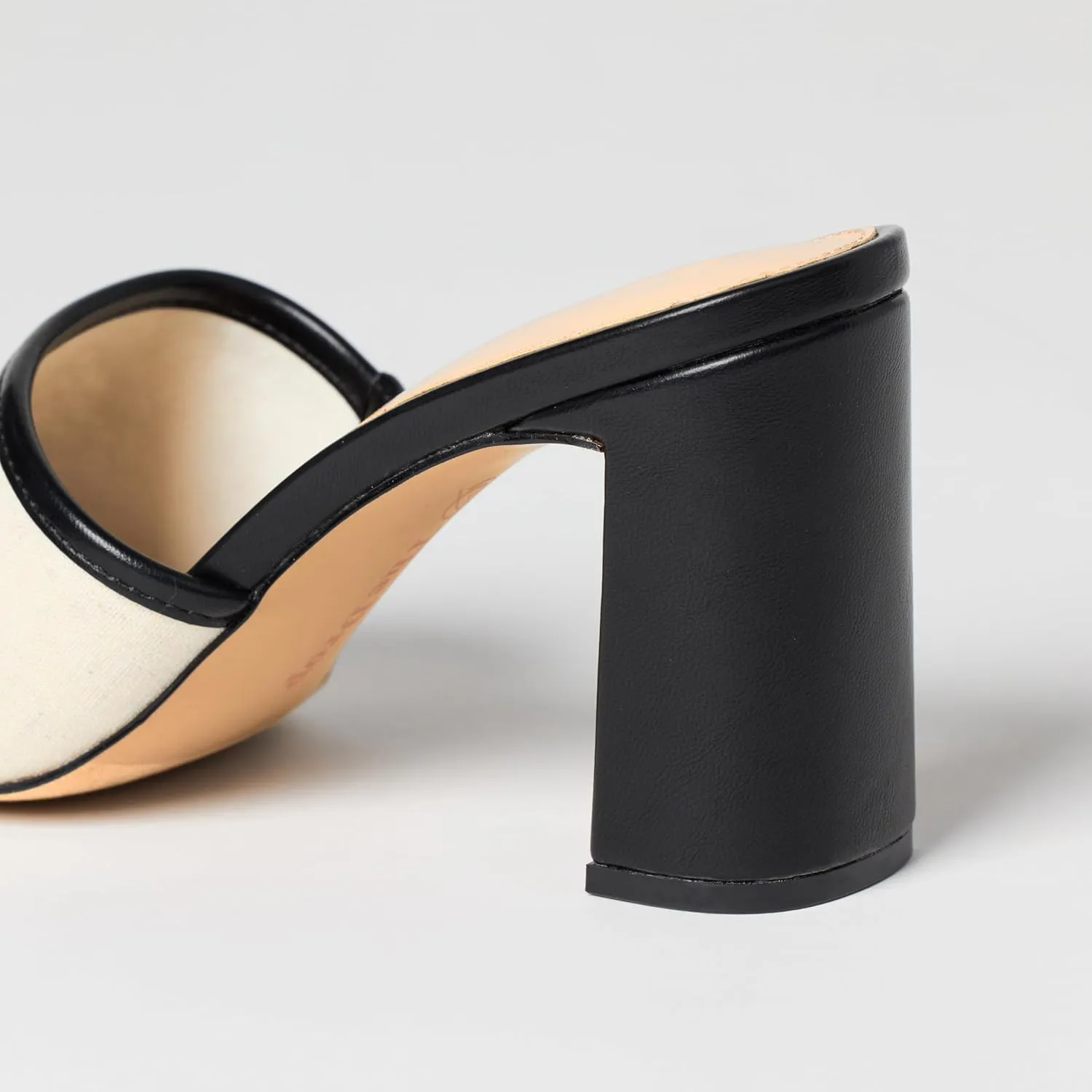 The Drop Women's Pattie Block Heeled Mule Sandal