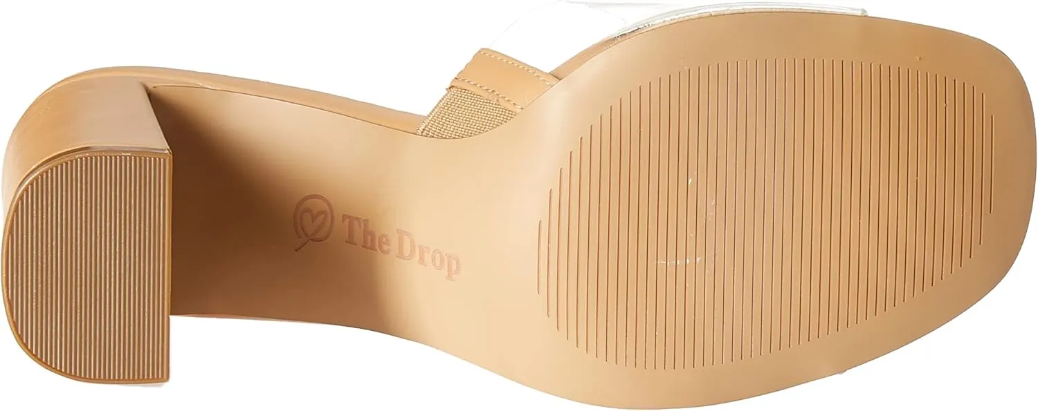 The Drop Women's Pattie High Block-Heeled Mule Sandal