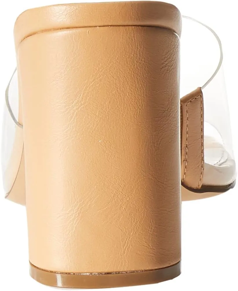 The Drop Women's Pattie High Block-Heeled Mule Sandal
