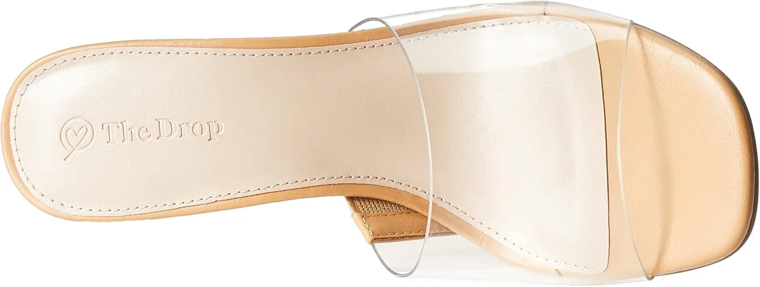 The Drop Women's Pattie High Block-Heeled Mule Sandal