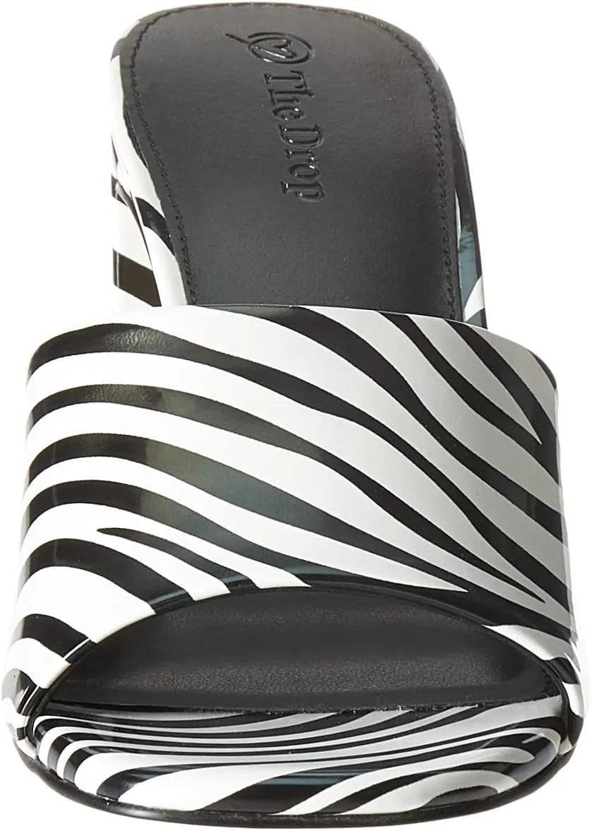 The Drop Women's Pattie High Block-Heeled Mule Sandal