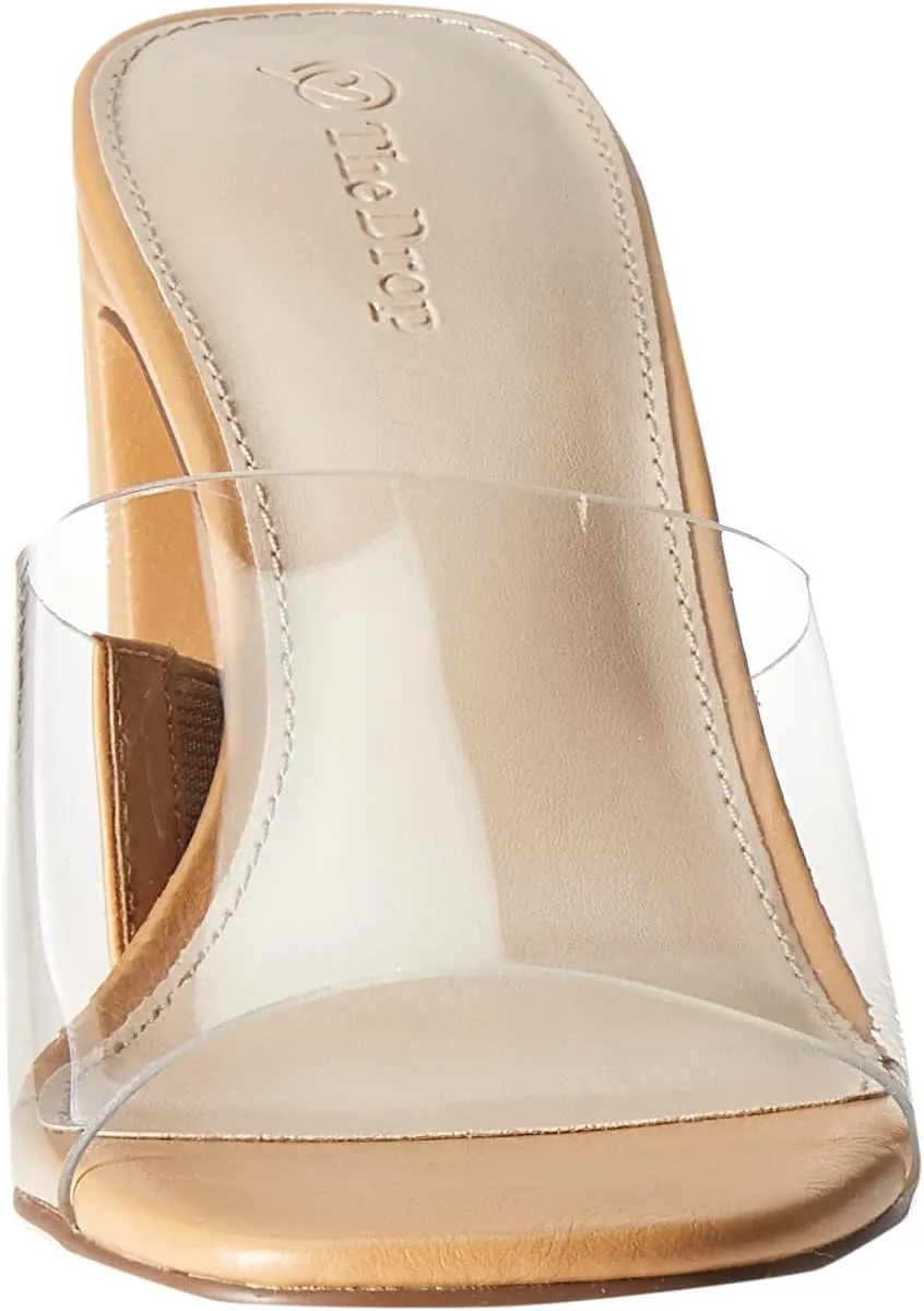 The Drop Women's Pattie High Block-Heeled Mule Sandal