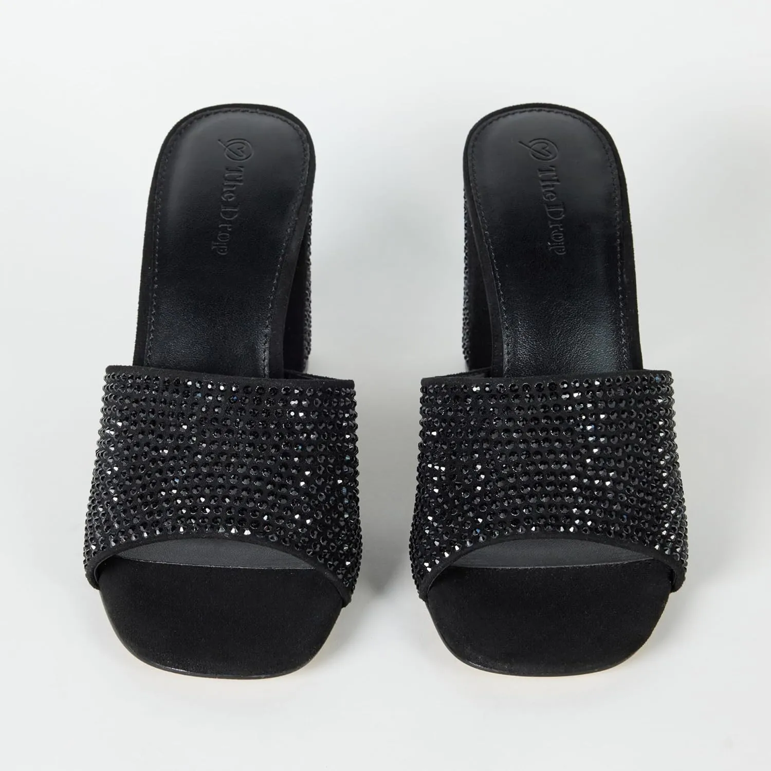 The Drop Women's Pattie High Block-Heeled Mule Sandal