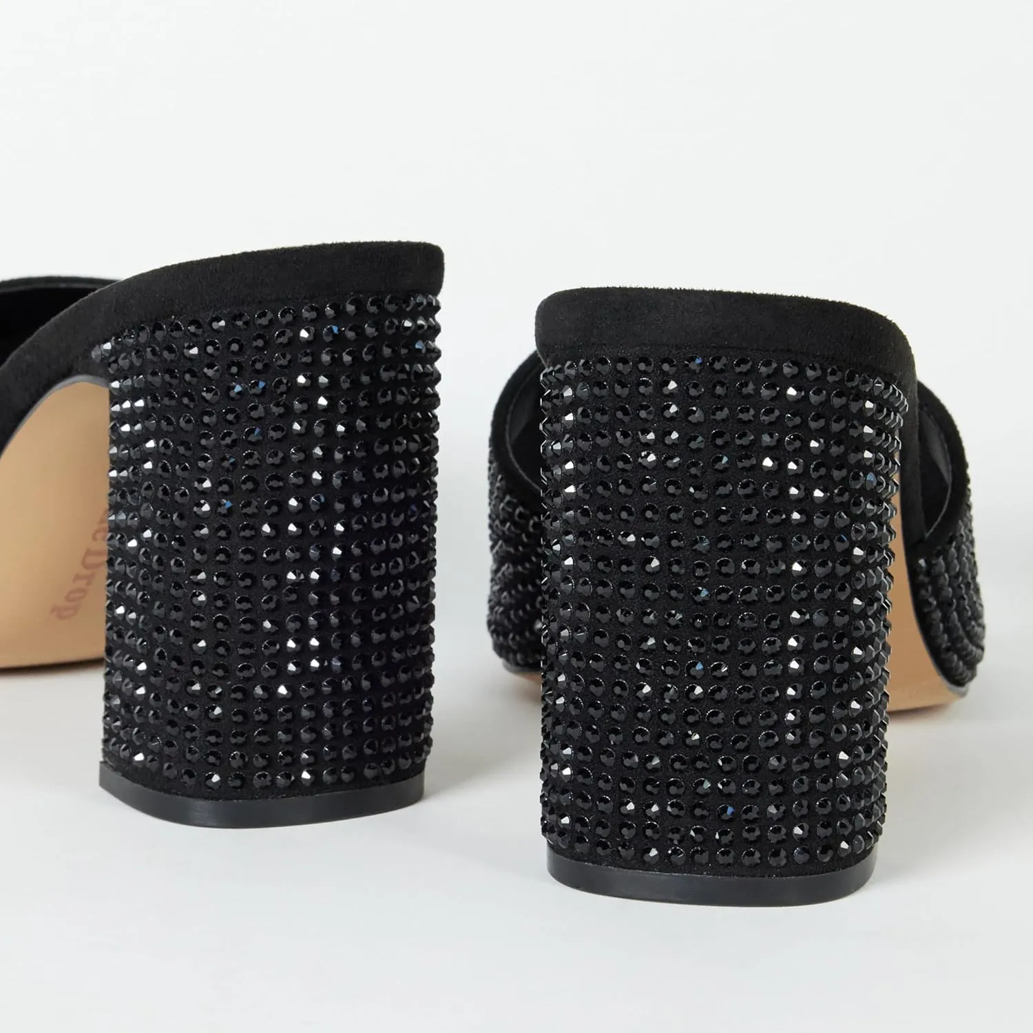 The Drop Women's Pattie High Block-Heeled Mule Sandal