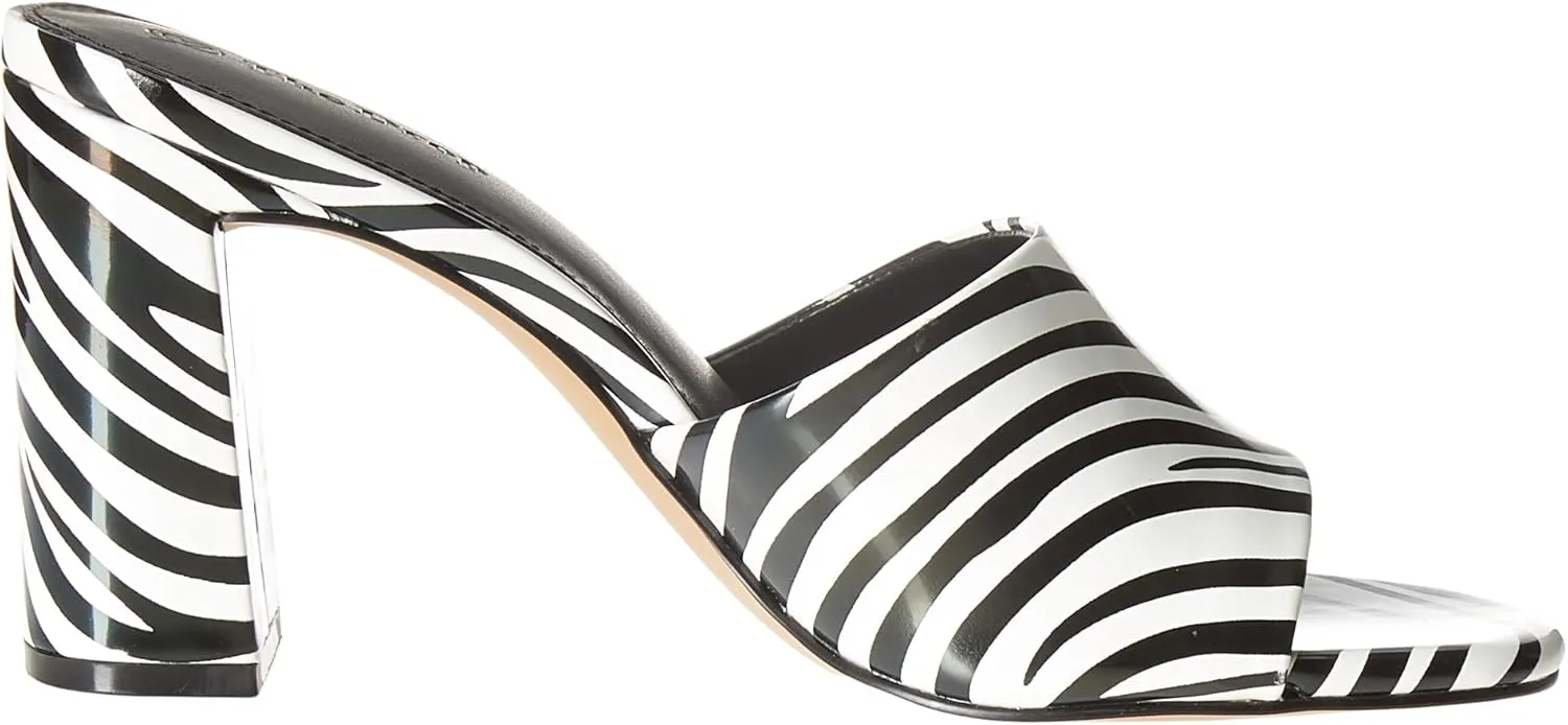 The Drop Women's Pattie High Block-Heeled Mule Sandal
