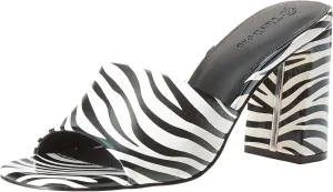 The Drop Women's Pattie High Block-Heeled Mule Sandal