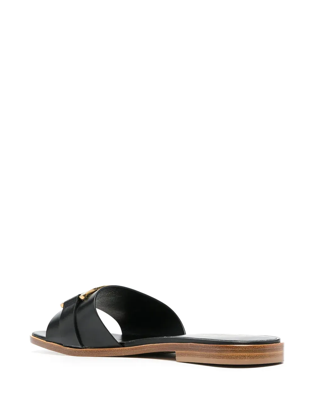 Tod's Fascia Catena Sandal Black