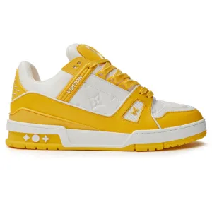 Top-tier High-demand Louis LV ‘Bright Yellow’ Trainer Vuitton Sneaker