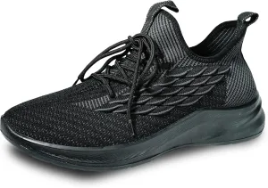 VANGELO Professional Slip Resistant Men Work Sneaker Shoe for Food Service Health Care Nurse Nick and Jimmy Black