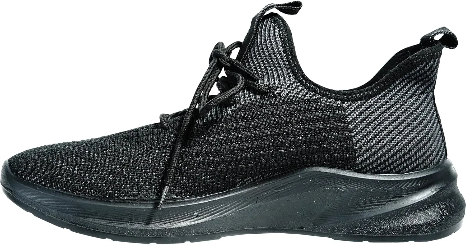 VANGELO Professional Slip Resistant Men Work Sneaker Shoe for Food Service Health Care Nurse Nick and Jimmy Black