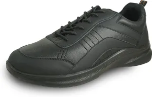 VANGELO Professional Slip Resistant Men Work Sneaker Shoe for Food Service Health Care Nurse Nick and Jimmy Black