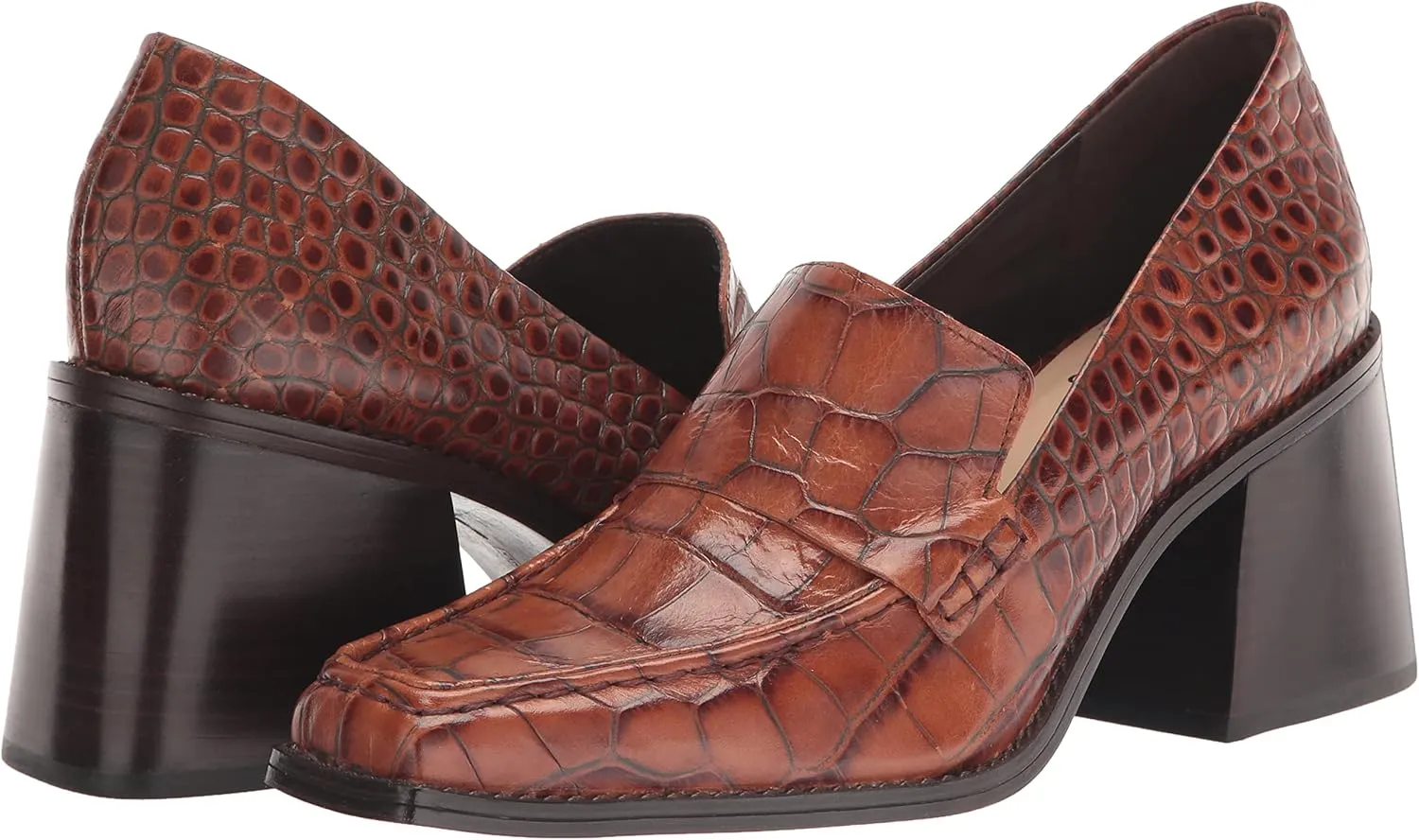 Vince Camuto Women's Footwear Segellis Stacked Heel Loafer Clog