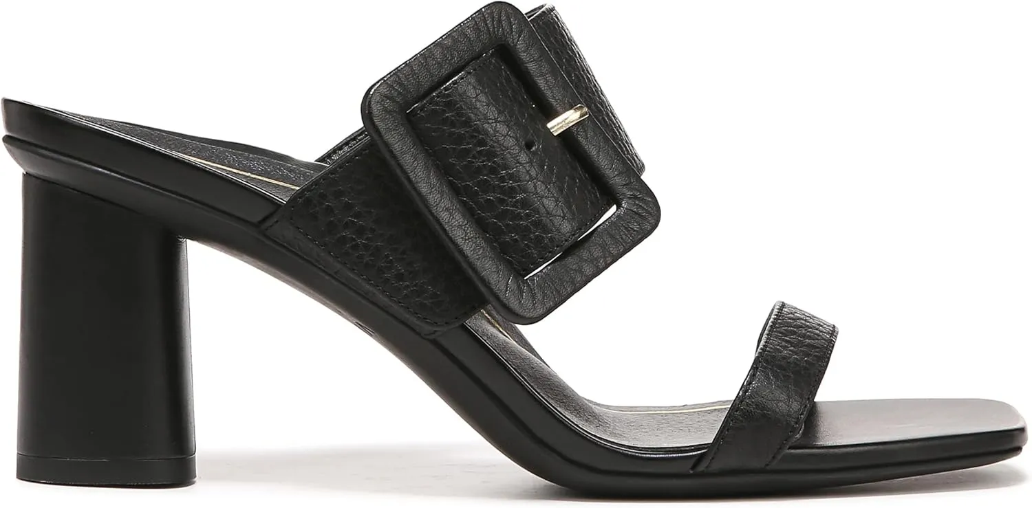 Vionic Women's Garnet Brookell Round Heel Mule - Supportive Adjustable Strap Sandals That Includes an Orthotic Insole and Cushioned Outsole for Arch Support, Medium Fit, Sizes 5-11