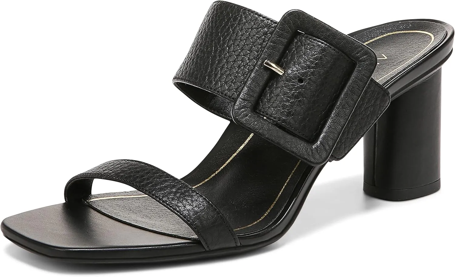 Vionic Women's Garnet Brookell Round Heel Mule - Supportive Adjustable Strap Sandals That Includes an Orthotic Insole and Cushioned Outsole for Arch Support, Medium Fit, Sizes 5-11