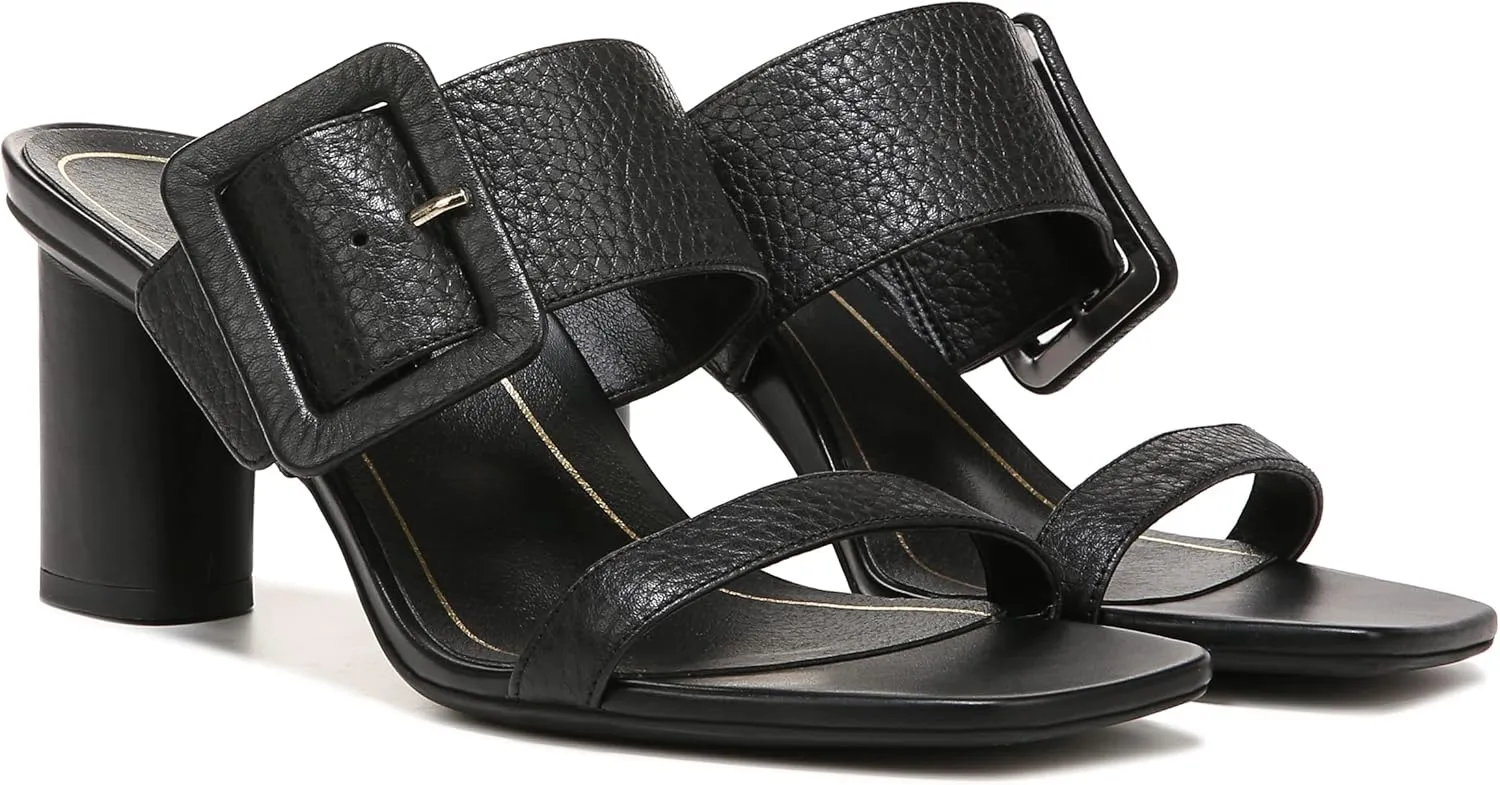 Vionic Women's Garnet Brookell Round Heel Mule - Supportive Adjustable Strap Sandals That Includes an Orthotic Insole and Cushioned Outsole for Arch Support, Medium Fit, Sizes 5-11