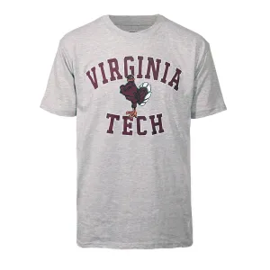 Virginia Tech HokieBird Classic T-Shirt: Oxford Gray