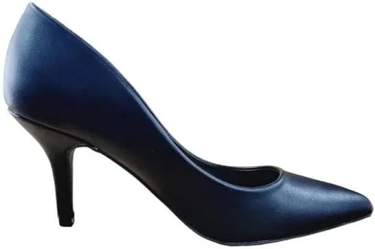 Wild Diva Marie-01 Womens Pointy Toe Dress Stiletto Heel Pumps