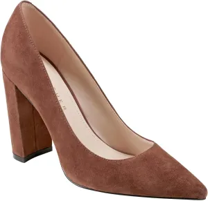 Women's Abilene Pump, Dark Brown Suede 200, 6.5