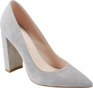 Women's Abilene Pump, Light Grey Suede 050, 8.5
