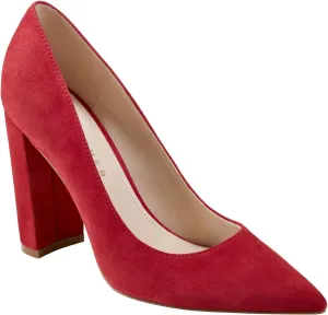 Women's Abilene Pump, Red Suede 610, 8
