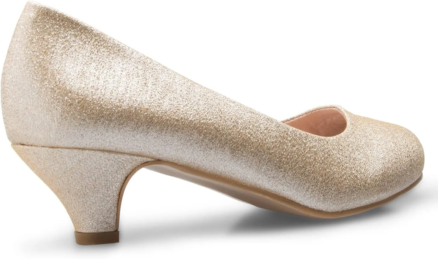 Women's Classic Closed Toe Kitten Heel Pumps | Dress, Work, Party Low Heeled
