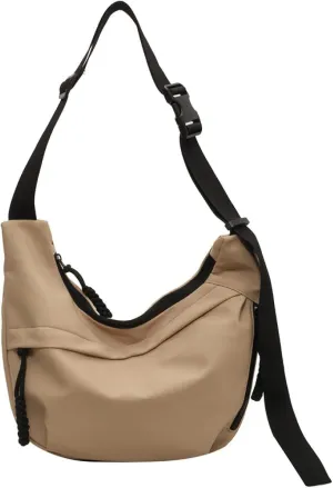 Women's crossbody shoulder bag, classic messenger bag, unisex dumpling-shaped small suspender adjustable