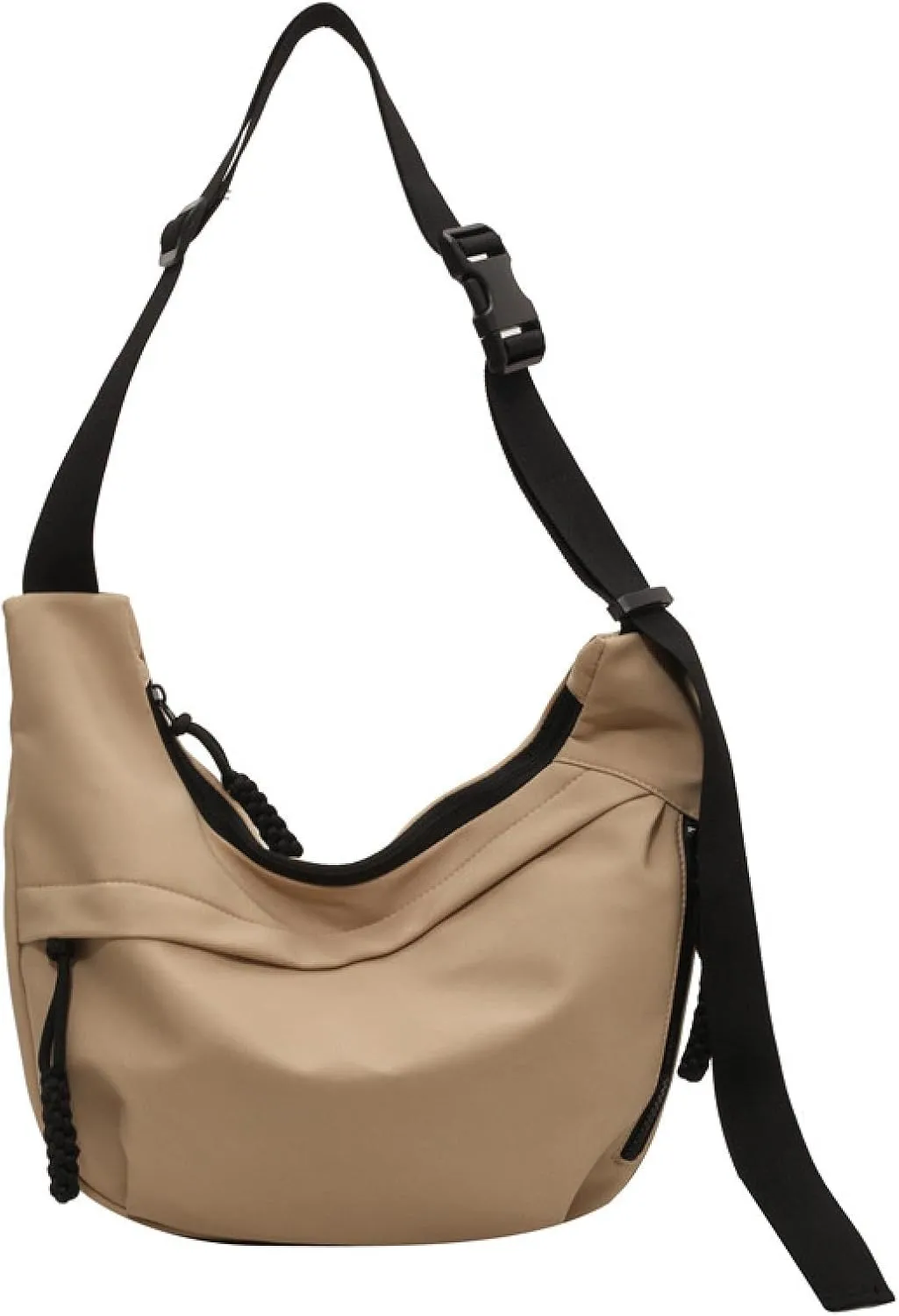 Women's crossbody shoulder bag, classic messenger bag, unisex dumpling-shaped small suspender adjustable