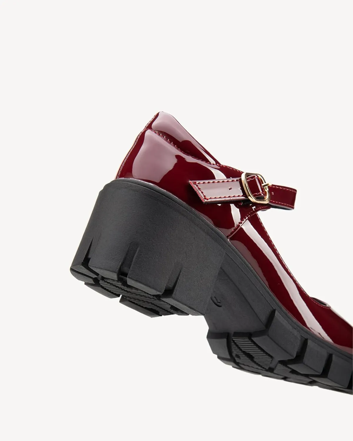 Women's Mary Jane Shoes Platform Low Heel Chunky Heels Ankle Strap Round Toe Dressy Pumps Oxford Style