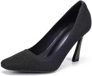 Women's Pumps Pointed Toe Kitten Heel Slip On Dressy Casual Shoes