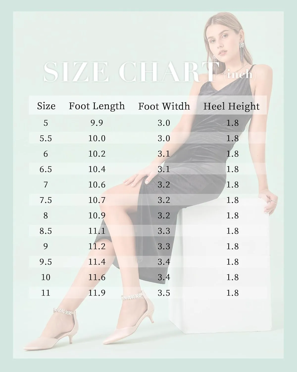 Women's Wedding Rhinestones Low Kitten Heels Pumps Pointed Toe Dress Evening Shoes for Women Bridal Bride