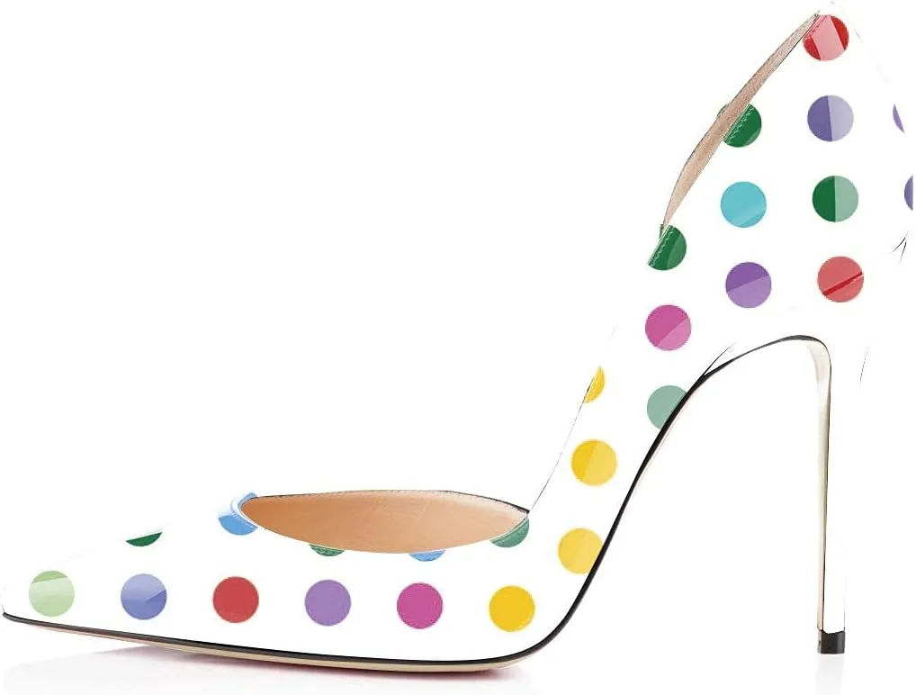 XYD Women Sexy High Heel Pumps Formal Event Closed Pointy Toe Slip-on D'Orsay Dress Office Shoes