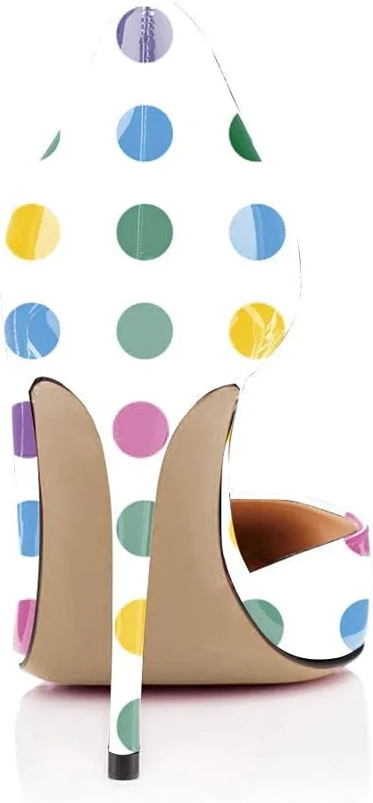XYD Women Sexy High Heel Pumps Formal Event Closed Pointy Toe Slip-on D'Orsay Dress Office Shoes