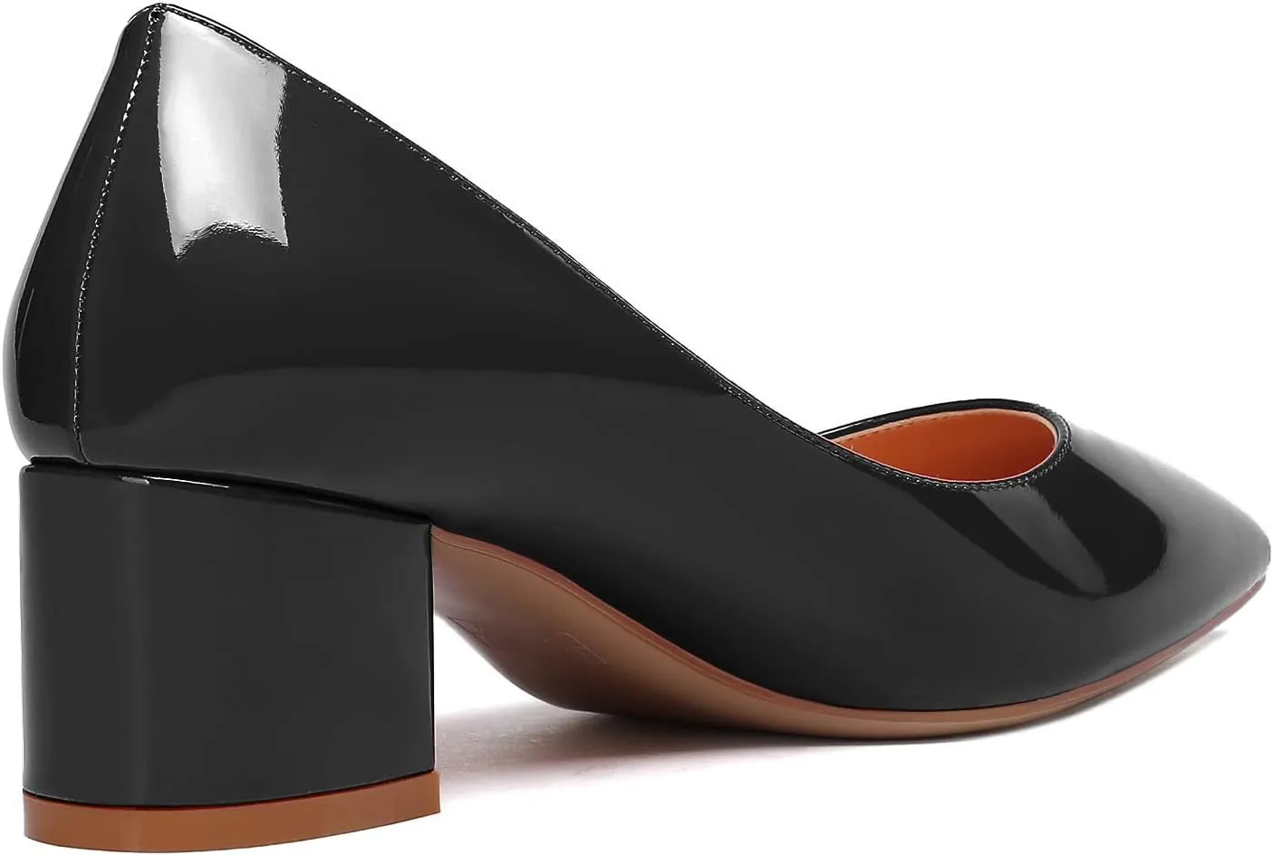 YODEKS Women's Closed-Pointed Toe Mid Block Heels Classic Pumps for Dating
