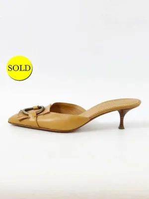 Yves Saint Laurent Mule Size 37.5 It (7.5 Us)