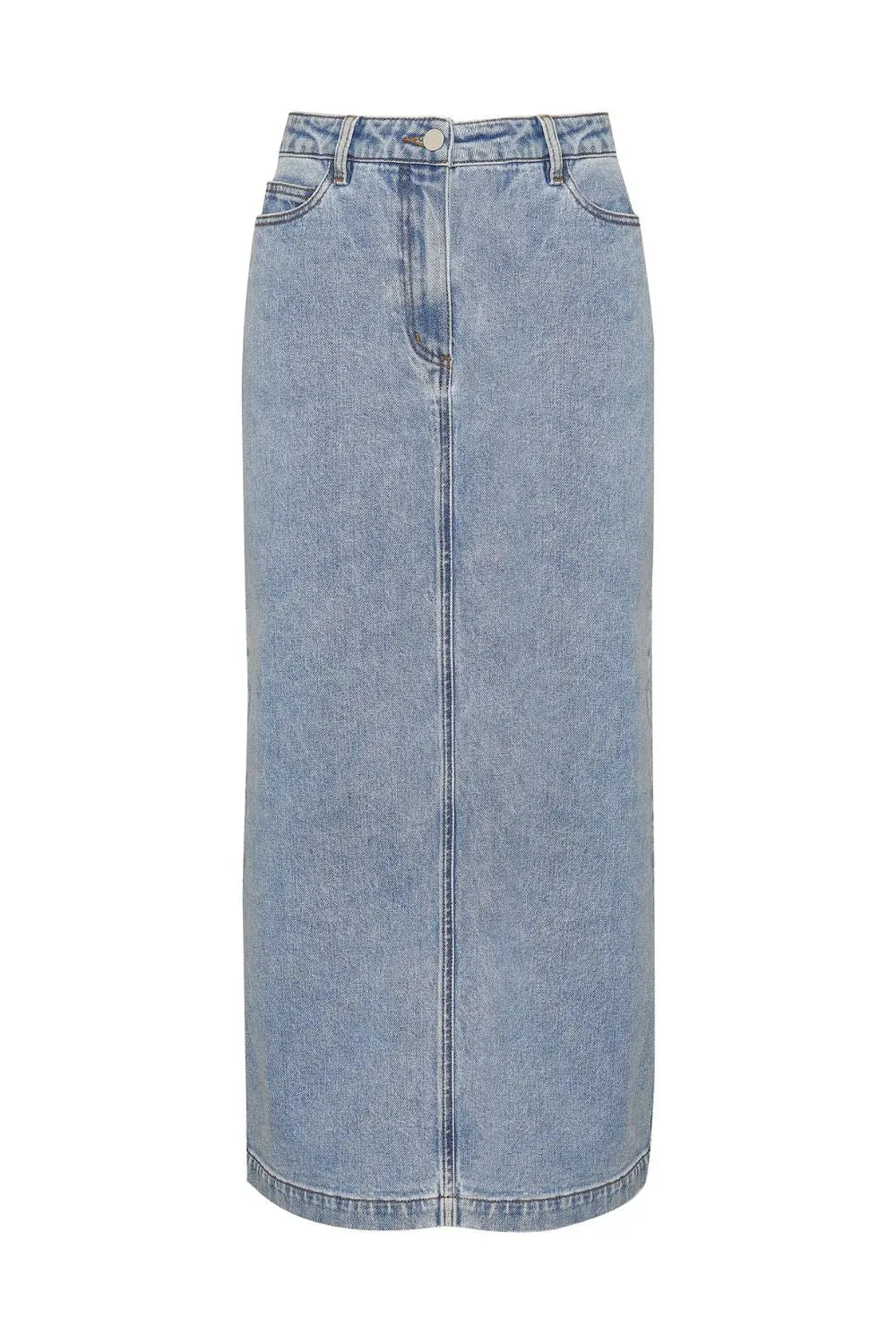 Zoe Kratzmann Accord Skirt - Washed Denim